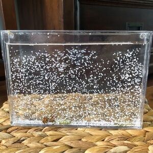 Polar Express Acrylic snow globe picture frame 4x6